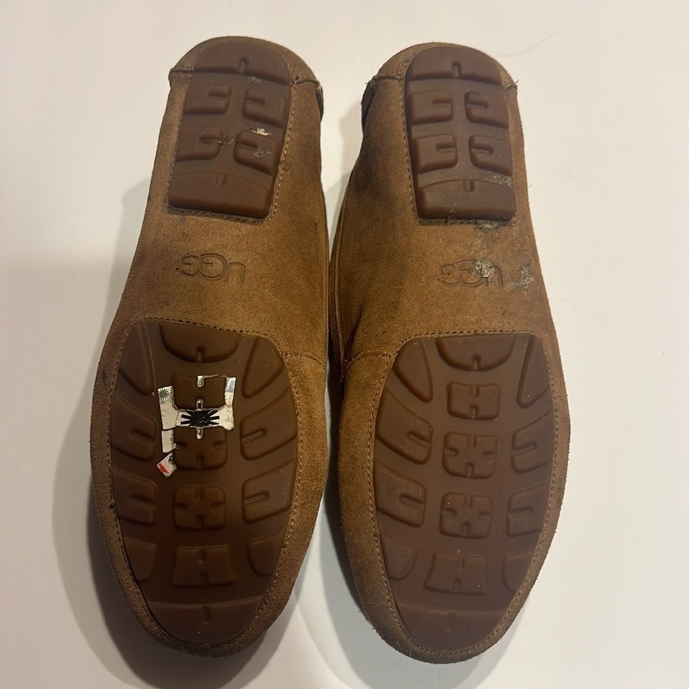 UGG  Milana II chestnut suede loafer flats drivers w grippy comfortable bottoms - Picture 6 of 9